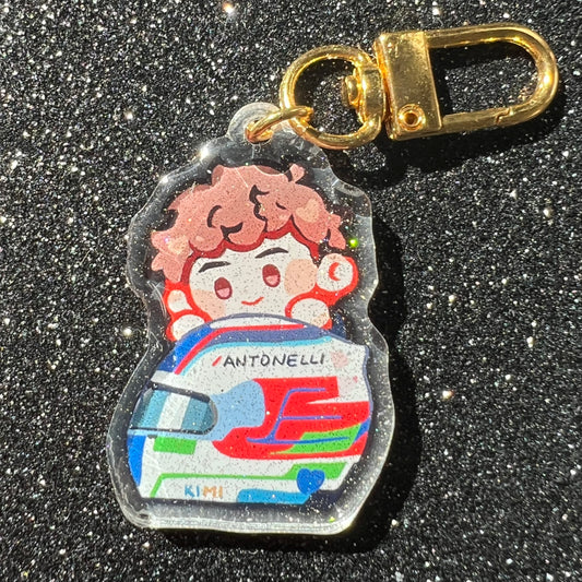 F1 Kimi Antonelli Helmet Acrylic Charm