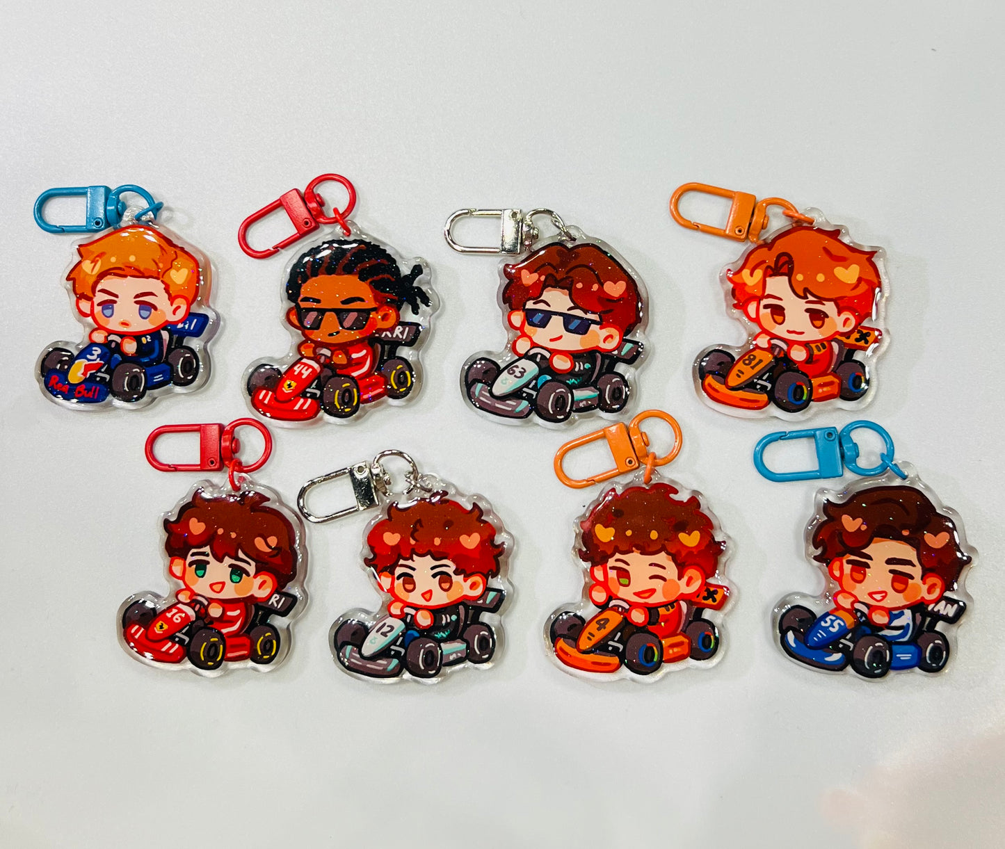 F1 Carlos Sainz Acrylic Charm (New)