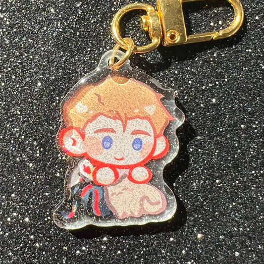 F1 Max Verstappen Cat Acrylic Charm