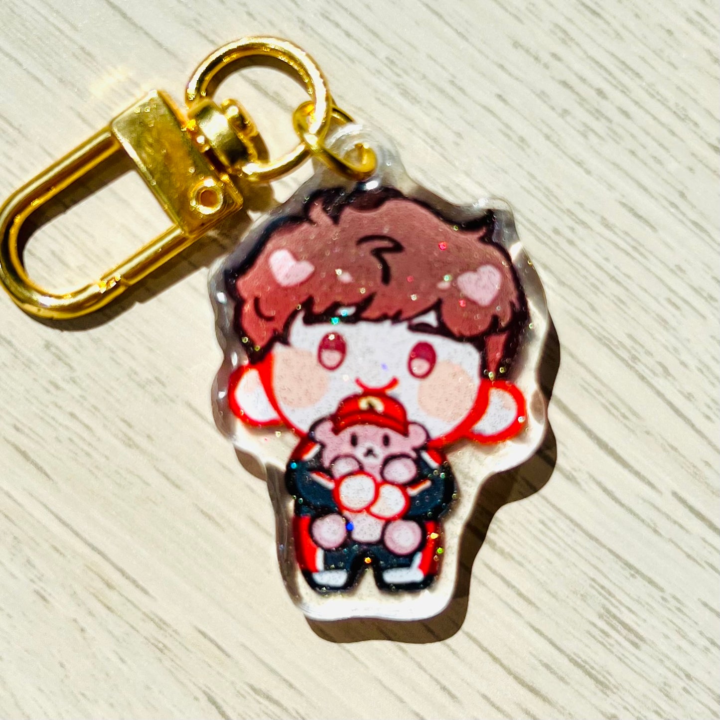 F1 Ollie Bearman Bear Acrylic Charm