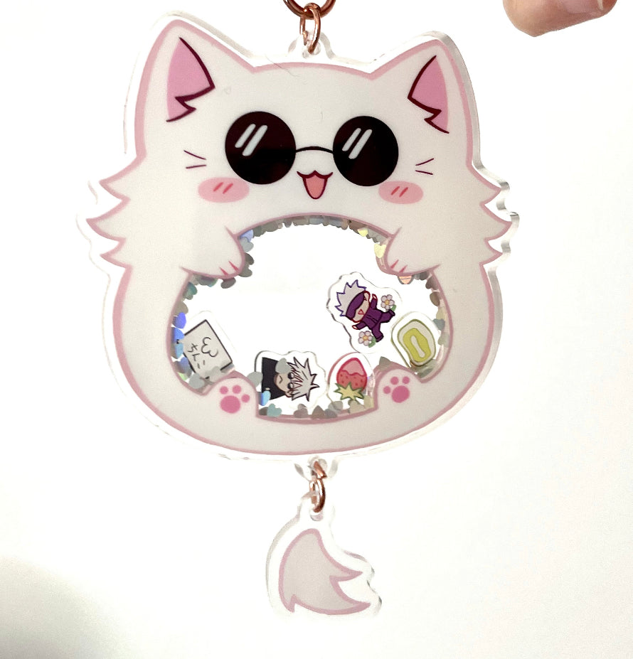 Gojo Cat Shaker Charm
