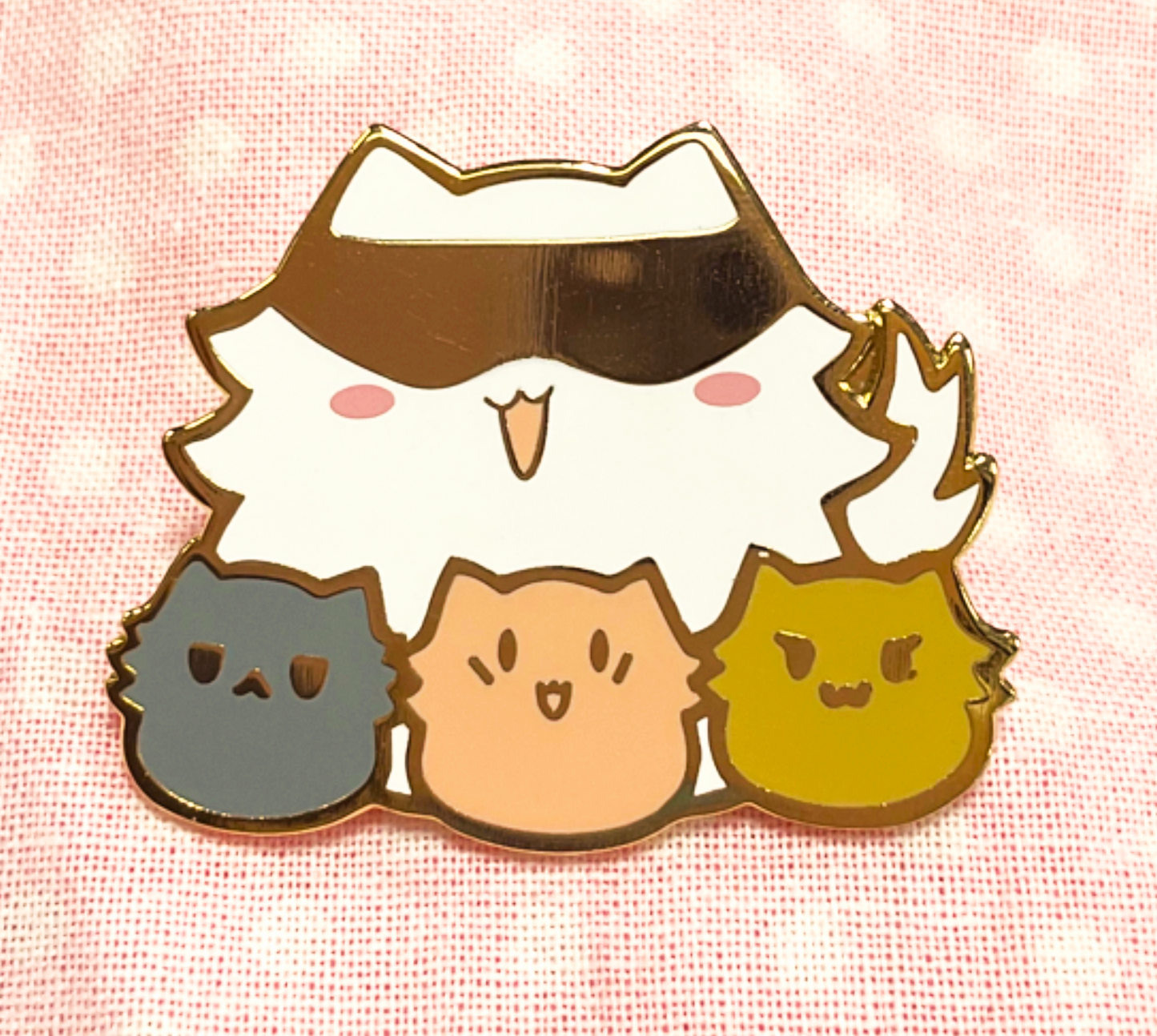 Gojo Cat First Year Trio Enamel Pin