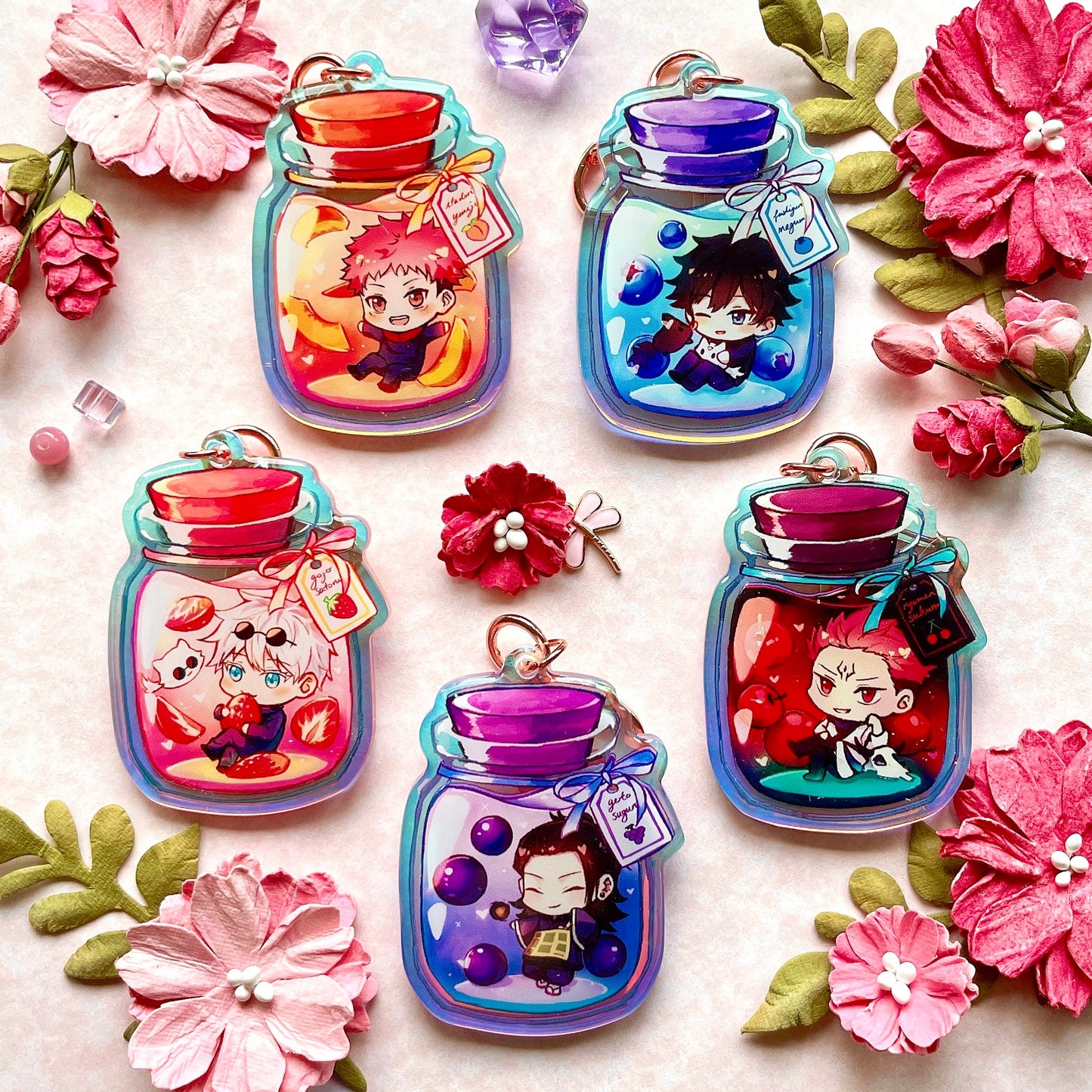 Geto Rainbow Jar Charm
