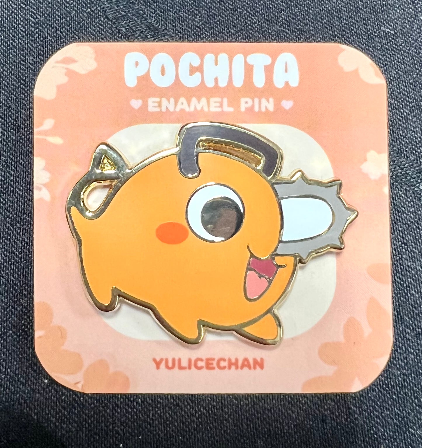 Pochita Enamel Pin