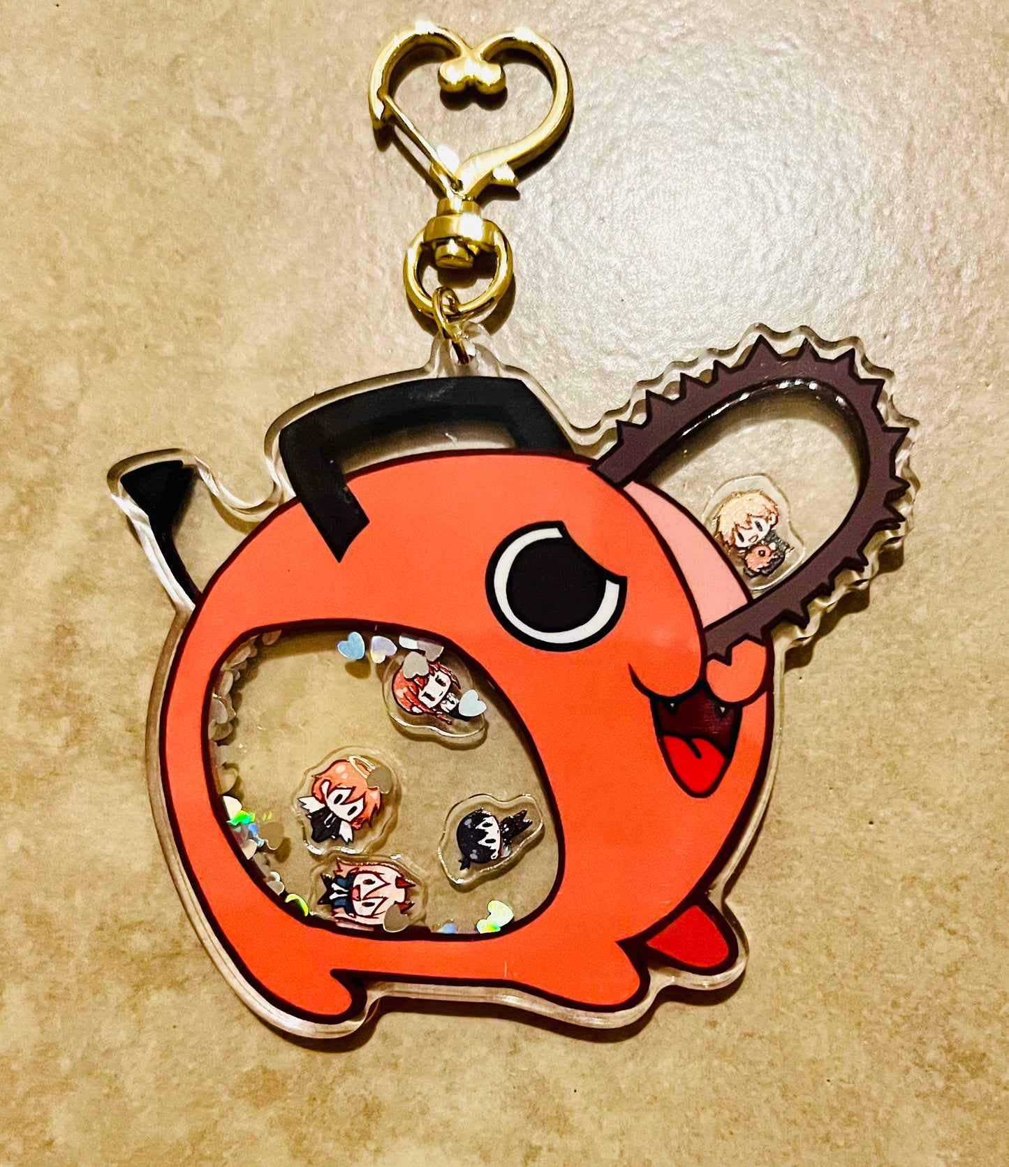 Pochita Shaker Charm