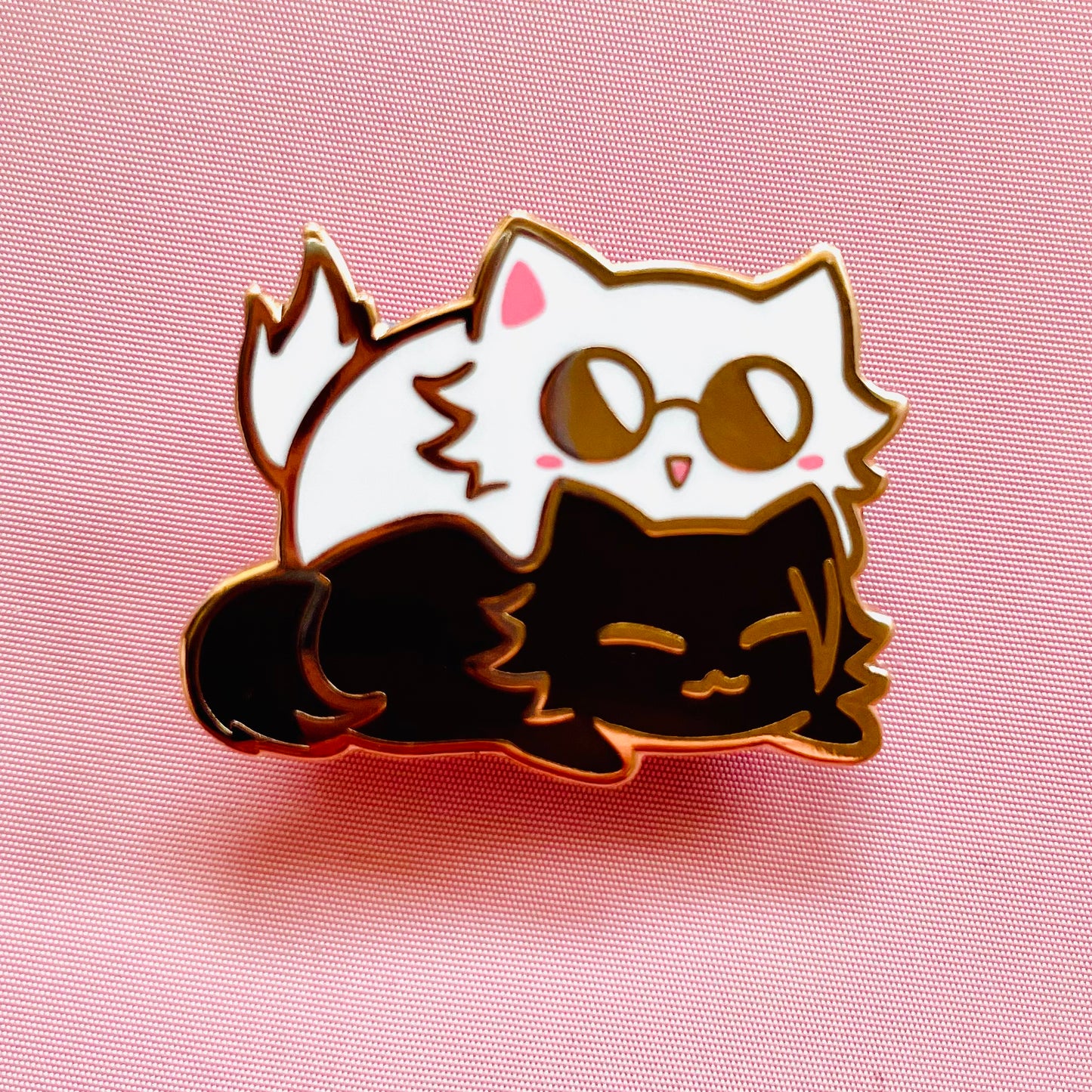 Gojo Cat Geto Cat Enamel Pin