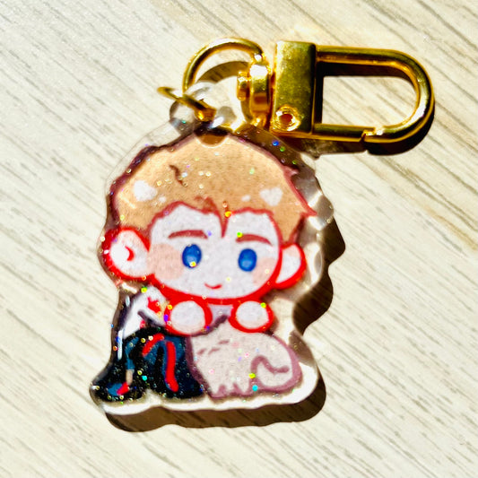 F1 Max Verstappen Cat Acrylic Charm