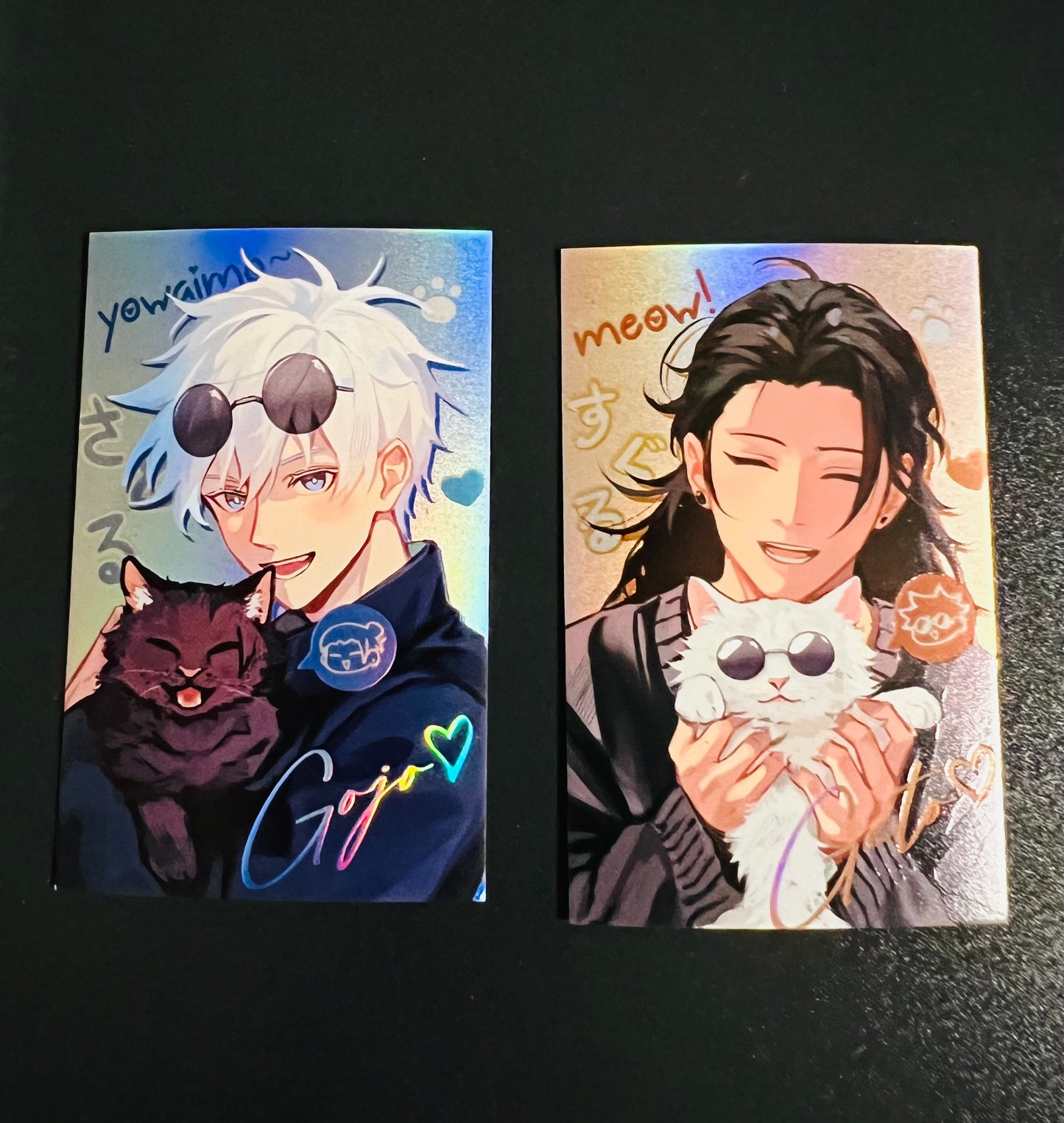 Gojo and Geto Holo Photocards