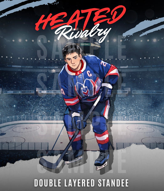 Heated Rivalry Hollanov Double Layered Standee