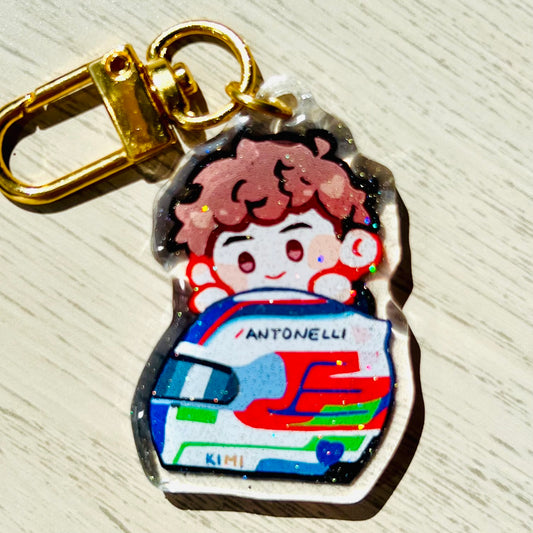 F1 Kimi Antonelli Helmet Acrylic Charm