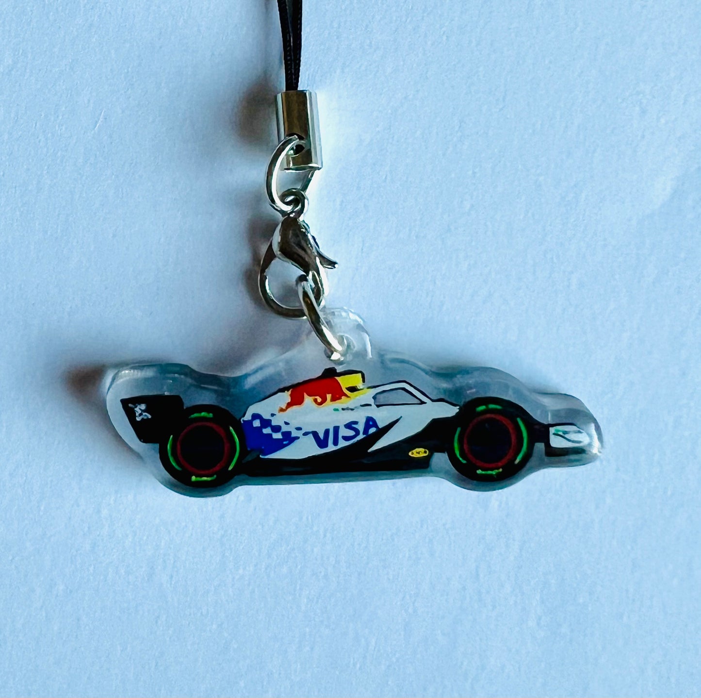 A F1 Car Phone Charm