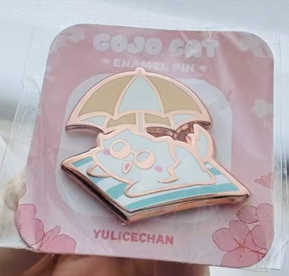 Beach Gojocat Pin