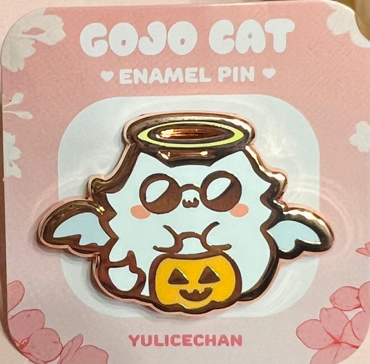 Gojo Angel Halloween Pin
