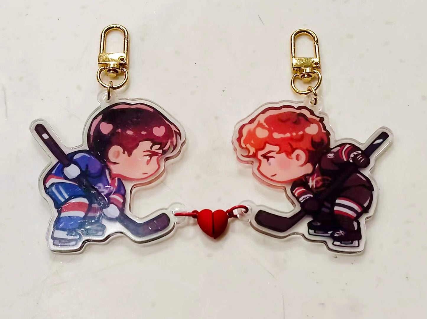 Heated Rivalry Hollanov Charm Set