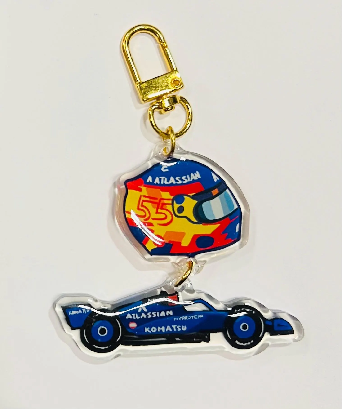 F1 Carlos Sainz Acrylic Charm