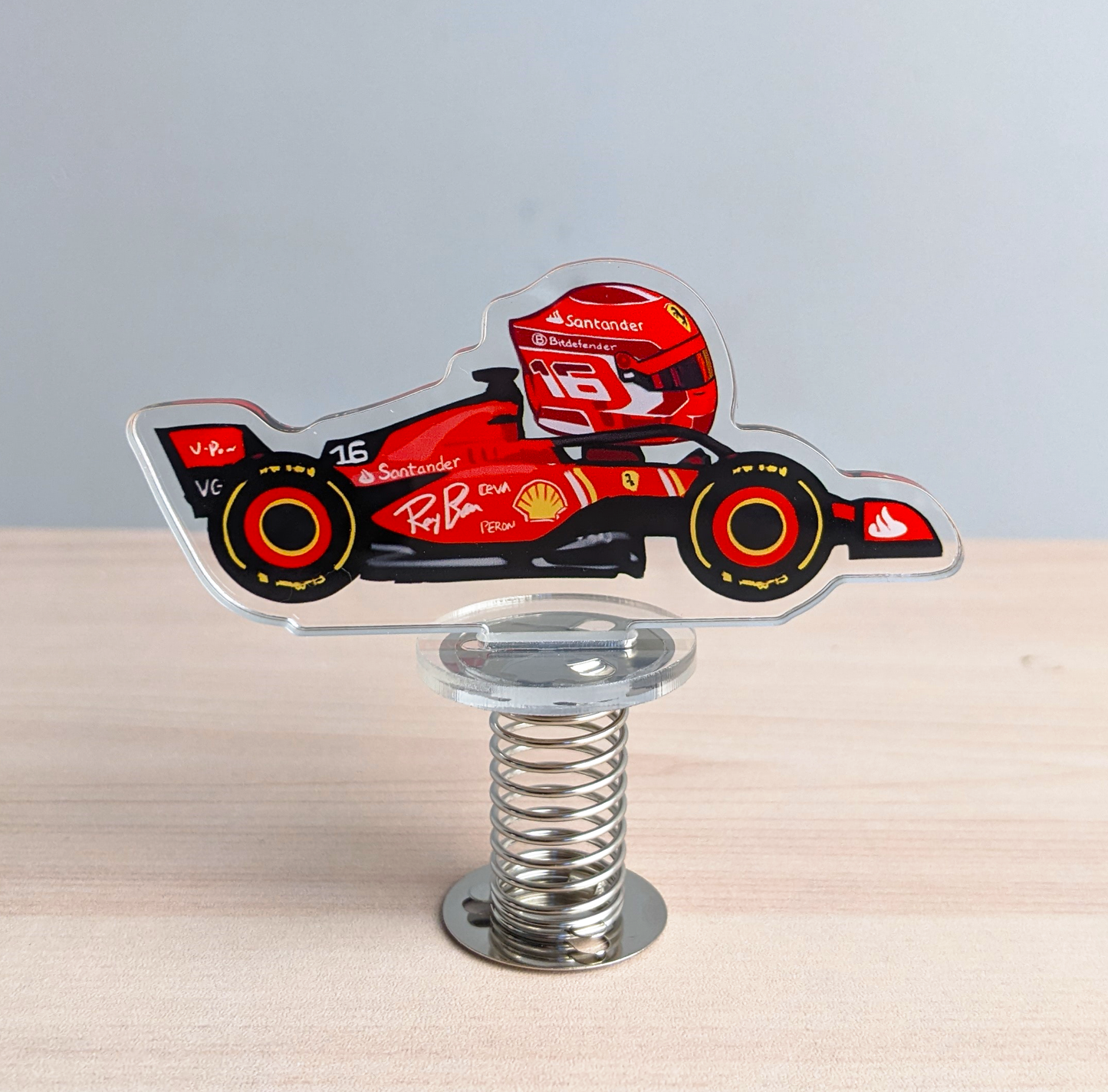 F1 Charles Leclerc Shaking Standee