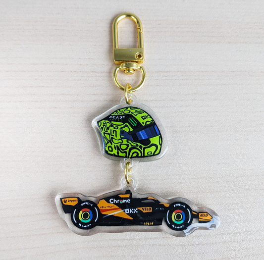 F1 Lando Norris Acrylic Charm