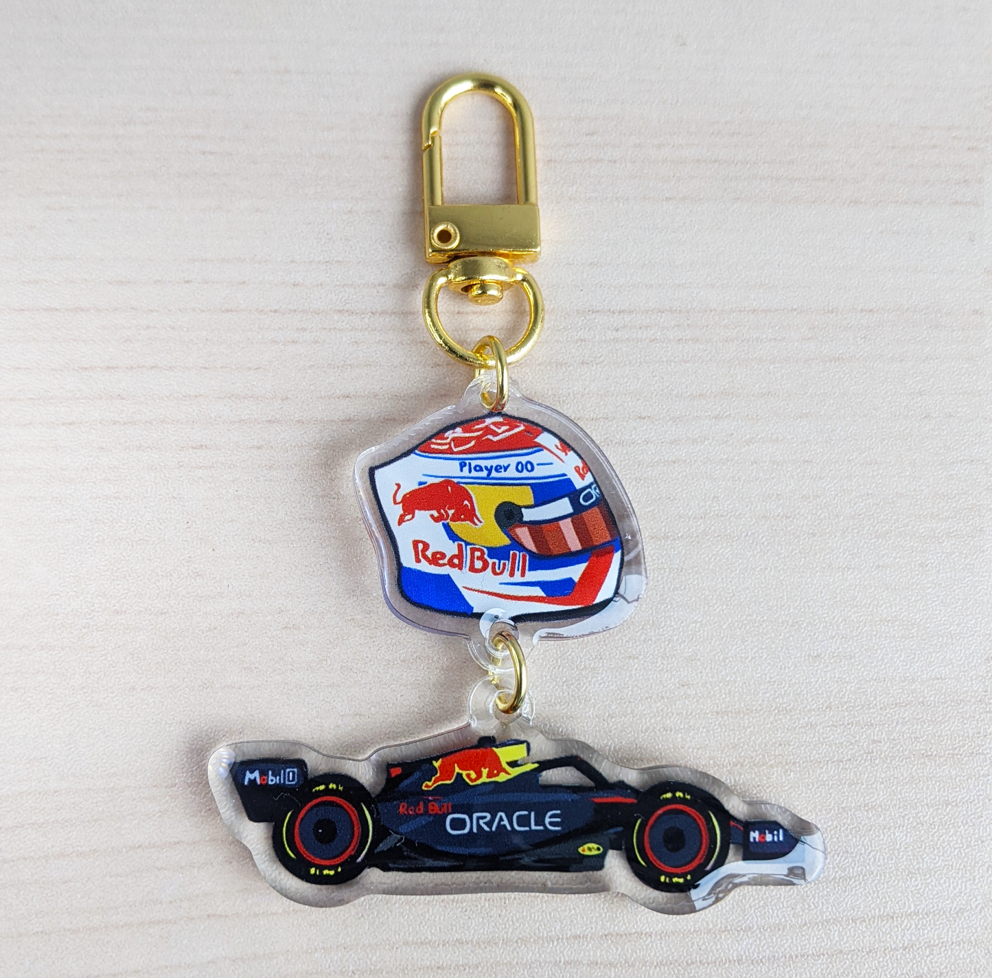 F1 Max Verstappen Acrylic Charm