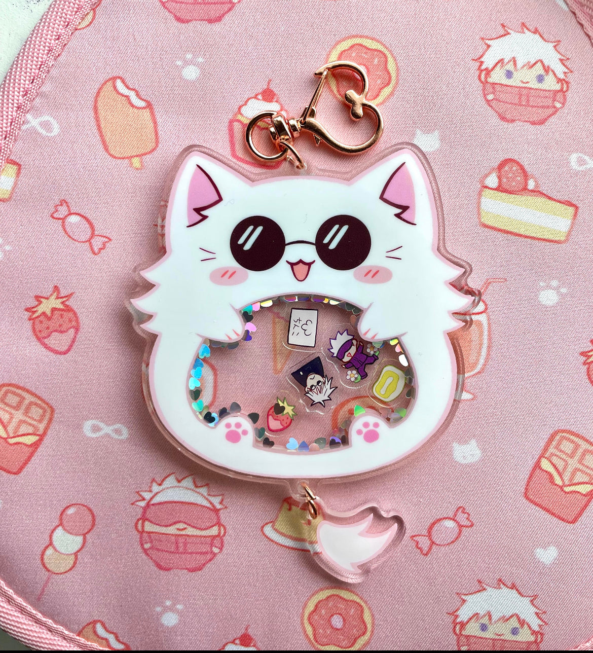 Gojo Cat Shaker Charm