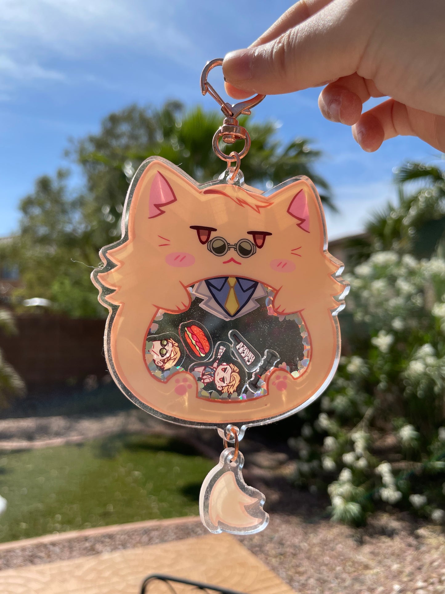 Nanami Cat Shaker Charm